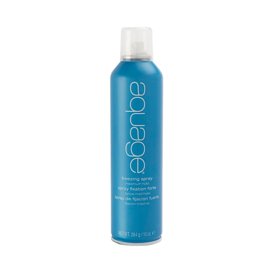 AQUAGE Freezing Spray, Strong Hold Hairspray, Provides Humidity Resistance and Maximum Shine, Provides Long Lasting Style Retention, 10 oz