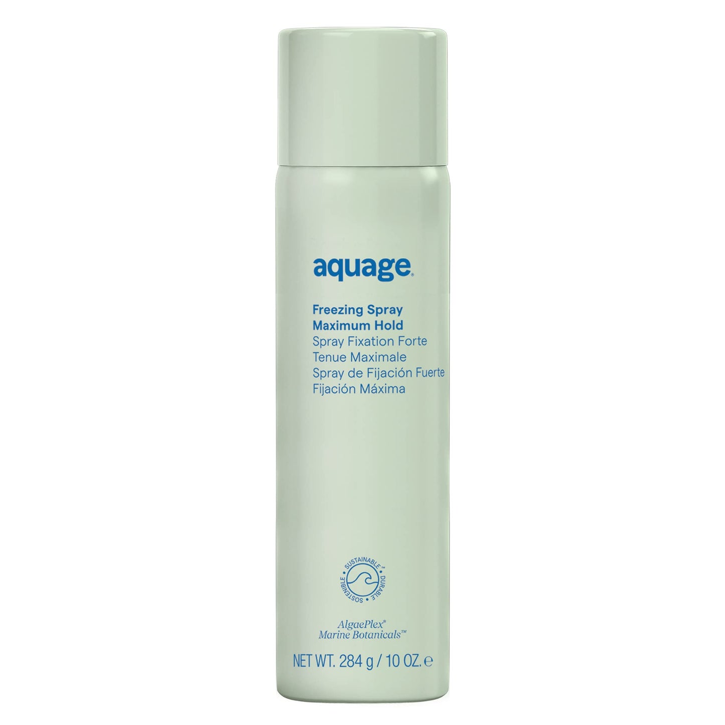 AQUAGE Freezing Spray, Strong Hold Hairspray, Non-Sticky, Protects Against Humidity and Adds Maximum Shine, 10 oz
