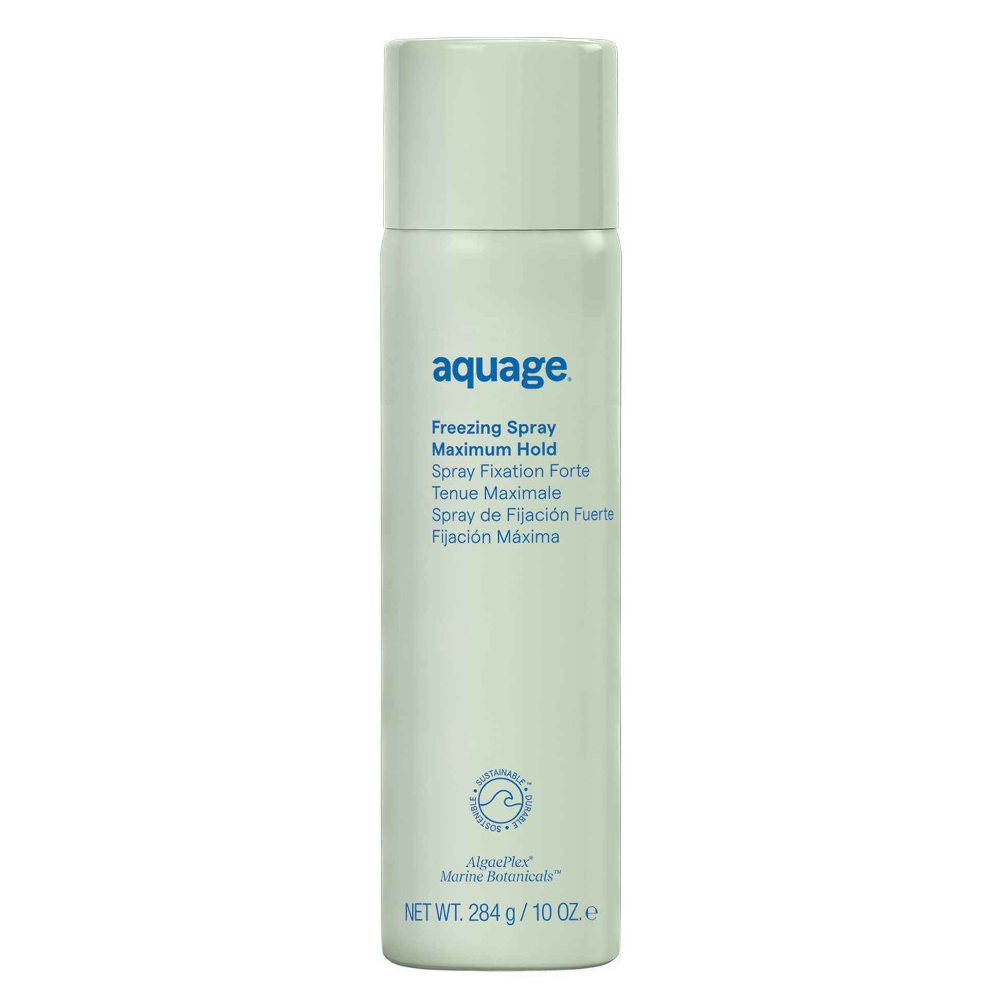 AQUAGE Freezing Spray, Strong Hold Hairspray, Non-Sticky, Protects Against Humidity and Adds Maximum Shine, 10 oz