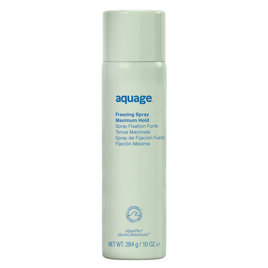 AQUAGE Freezing Spray, Strong Hold Hairspray, Non-Sticky, Protects Against Humidity and Adds Maximum Shine, 10 oz