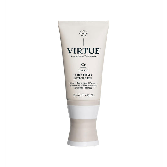 Virtue 6-in-1 Hair Styler, Styling Cream with Heat Protection, Safe for All Hair Types, Color Safe