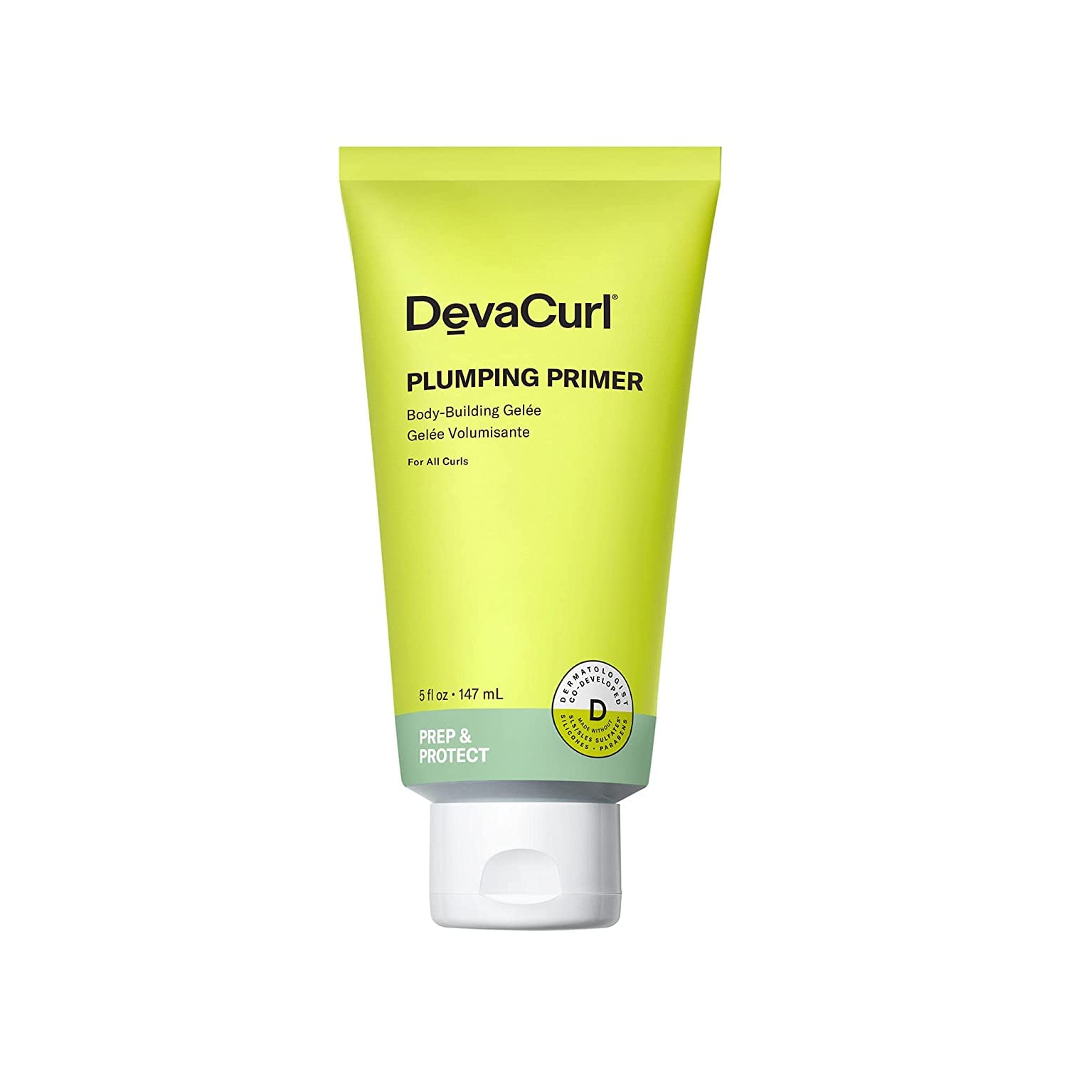 DevaCurl Plumping Primer Body-Building GelŽe | Amino Acid Complex | Provides Body | Provides Fuller and Plump Curls