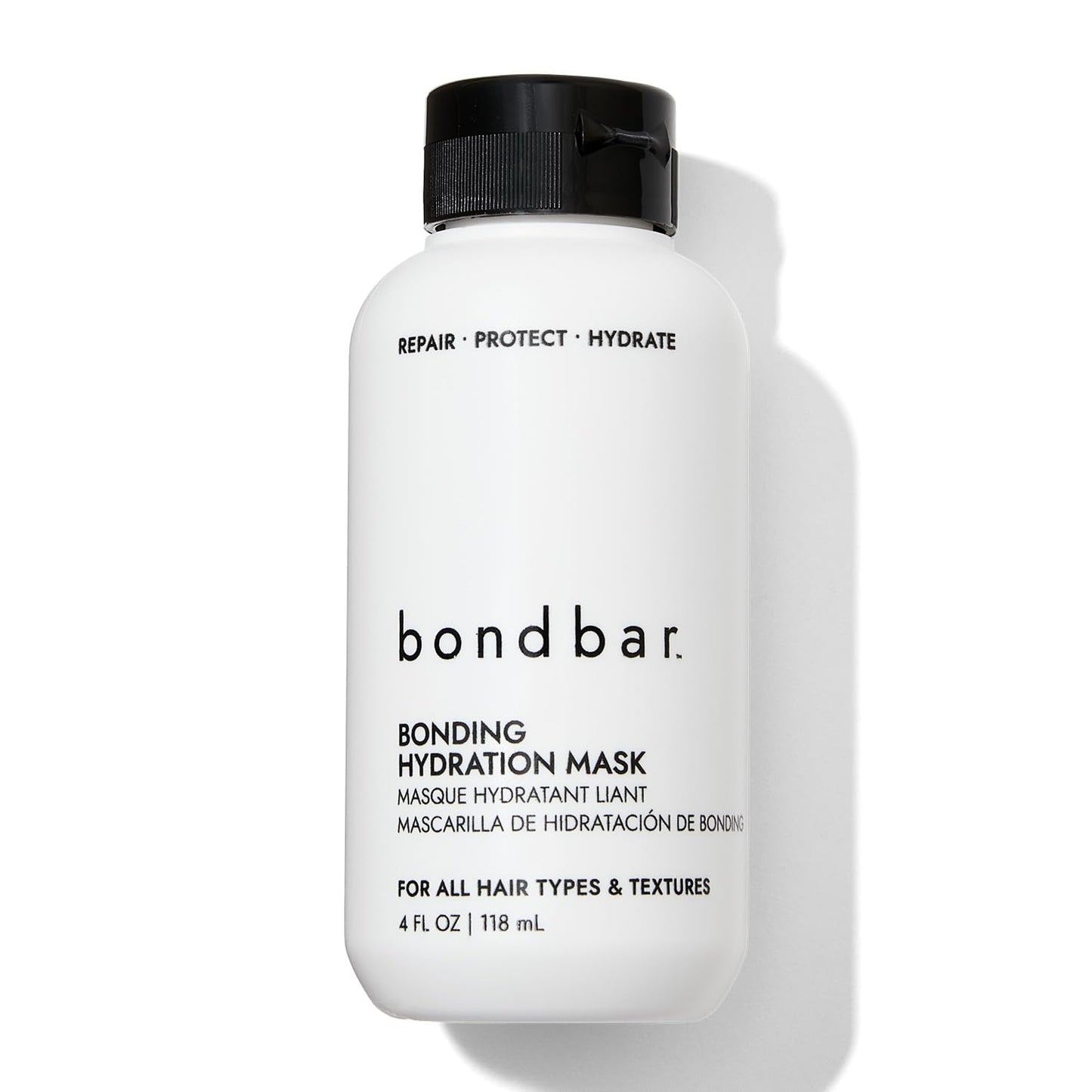 Bonding Hydration Mask for Damaged Hair, Adds Volume, Smooths Hair, Hydrates All Hair Types & Textures, Vegan, CrueltyFree, 4 Fl. Oz.