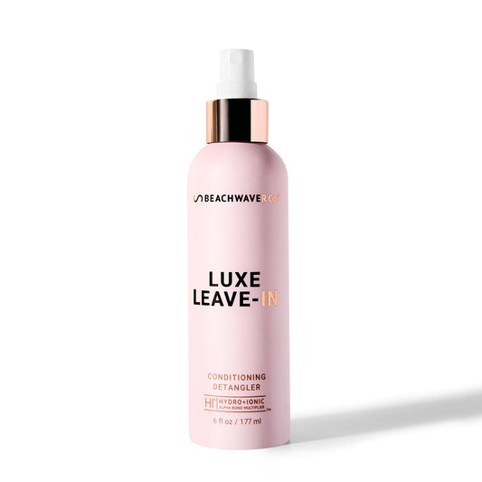 Beachwaver Luxe Leave-In Conditioning Detangler - Full Size (6 Fl Oz) | Leave-In Treatment to Hydrate, Smooth, & Strengthen w/HiX Vegan Bond Multipliers | Bali Beach Night Fragrance