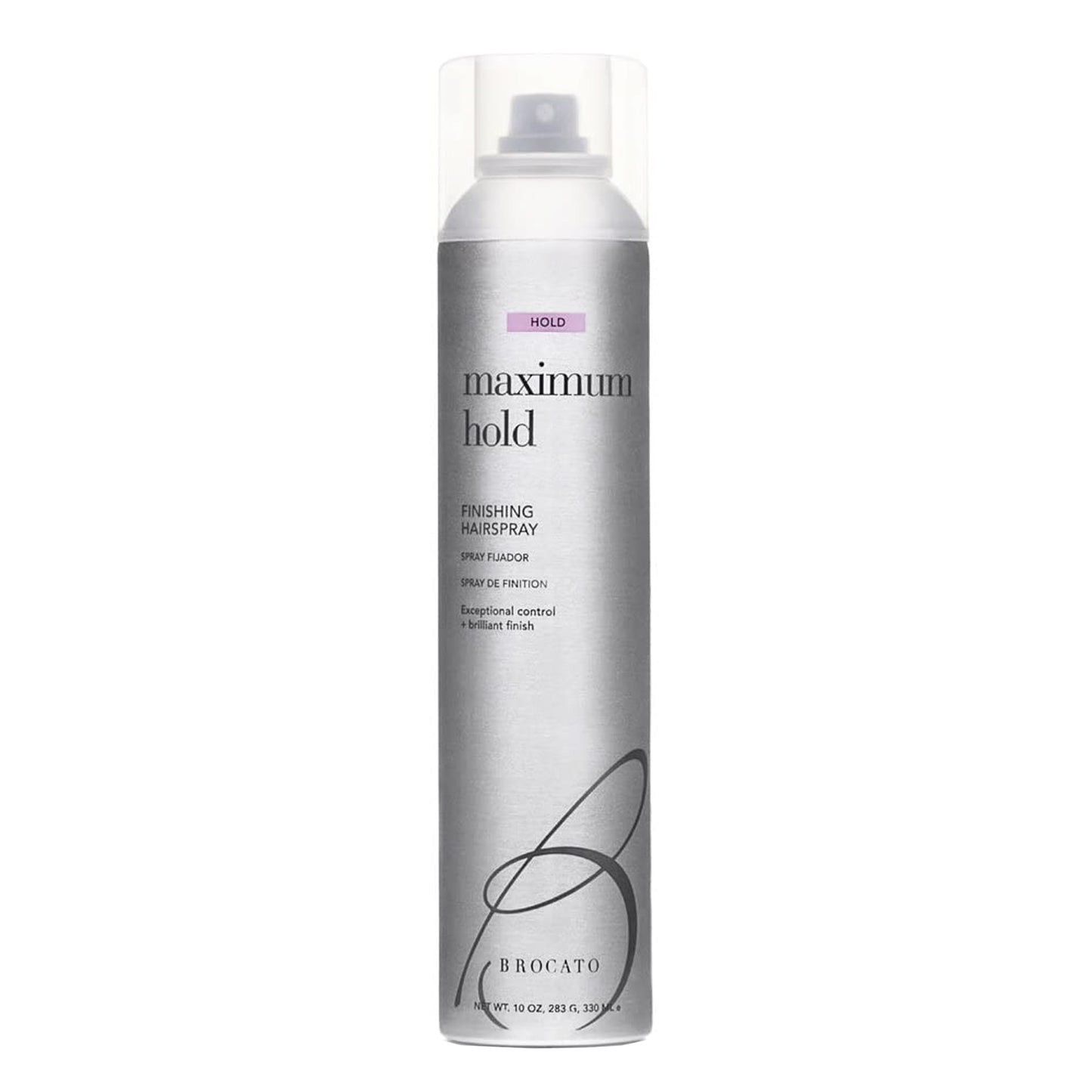 Maximum Hold Finishing Hairspray (50% VOC), 10oz | Exceptional Control and Brilliant Finish | For All Hair Styles