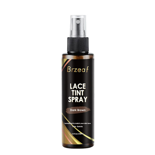 Lace Tint Spray for Wigs, Closures and Front - Dark, Middle, Light Brown Shades (100ml)