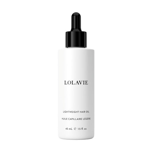 LolaVie Lightweight Hair Oil - 1.5 oz - Delivers Weightless Shine, Reduces Frizz & Smooths Split Ends - Color Safe - All Hair Types for Wet & Dry Styling