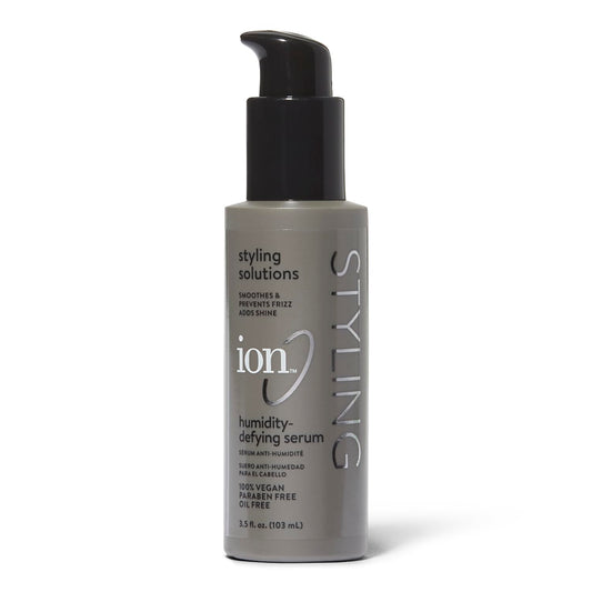 ion Humidity Defying Serum, ParabenFree, Vegan, AntiFrizz, Smoothing, OilFree, Thermal Heat Protectant