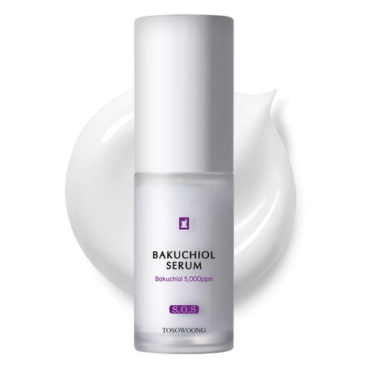 BAKUCHIOL Serum, 5,000ppm BAKUCHIOL, Anti-Aging, Pore Minimizer for Face, Hydrating Glow Serum, Facial Moisturizer, Active Skin Repair, Glass Skin, Korean Skincare, 30ml, 1.01 fl. oz.