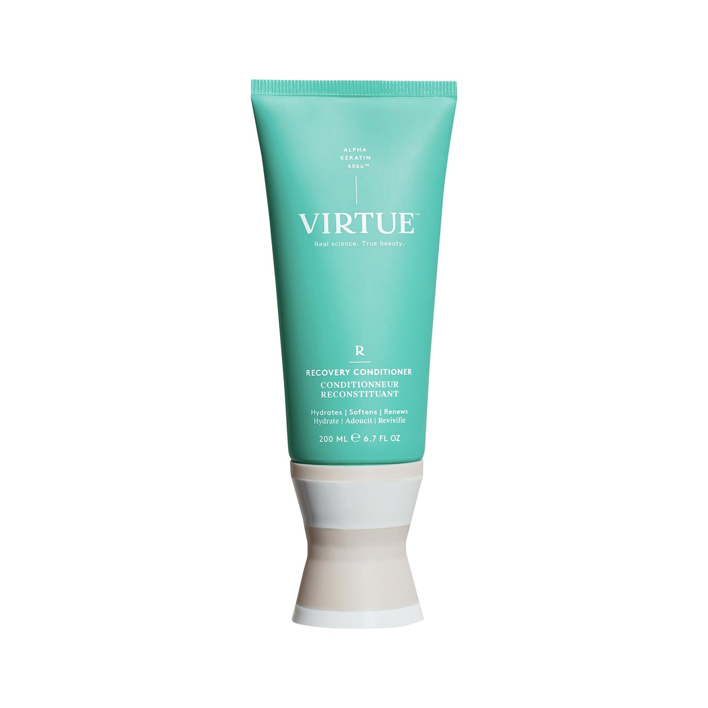 Virtue Recovery Conditioner with Keratin Hydrates, Softens, and Renews Damaged Hair, Sulfate Free, Color Safe