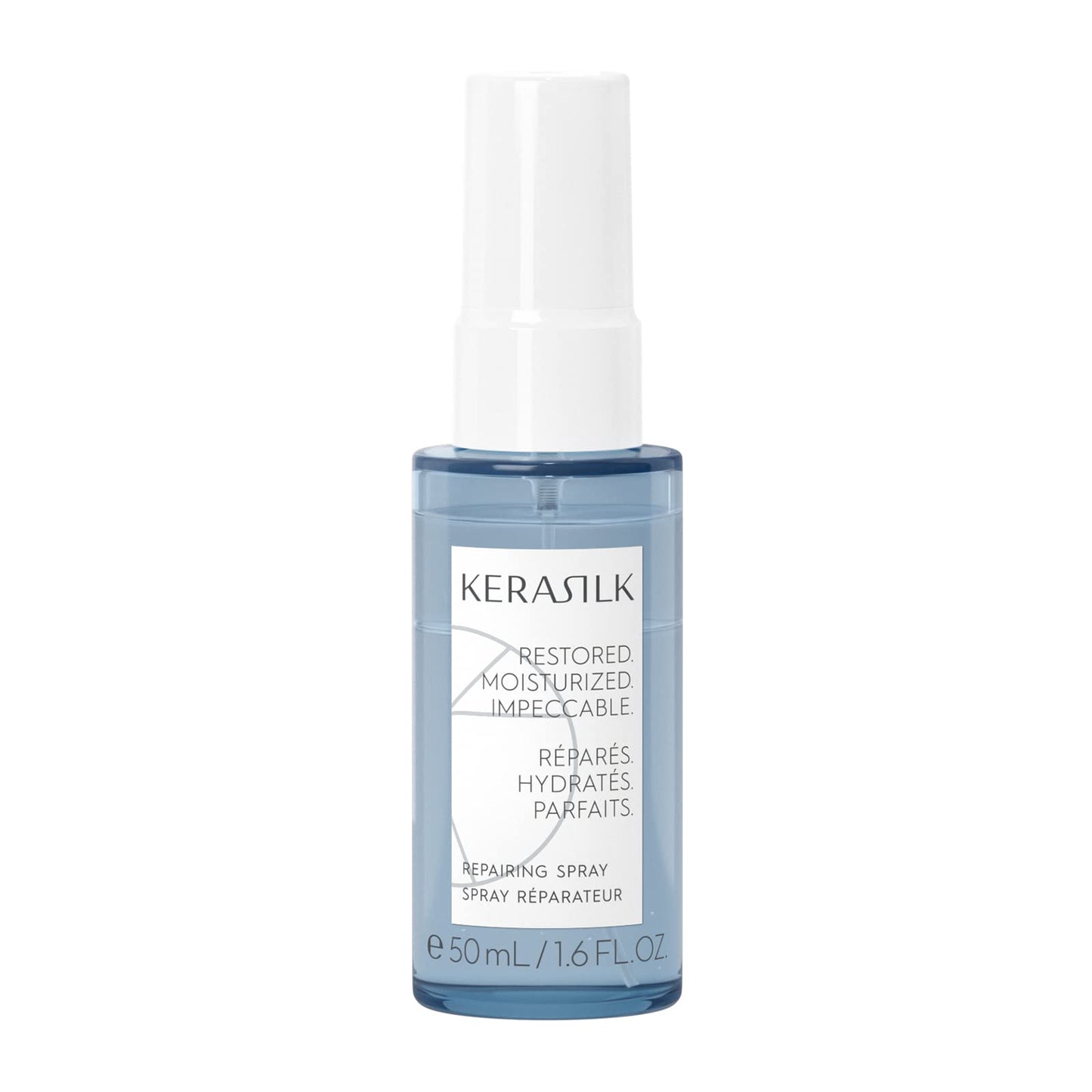 KERASILK Repairing Spray | Protects Against Breakage & Brittleness | Nourishes, Hydrates & Detangles Strands | With Heat Protection | For Dry, Stressed & Damaged Hair