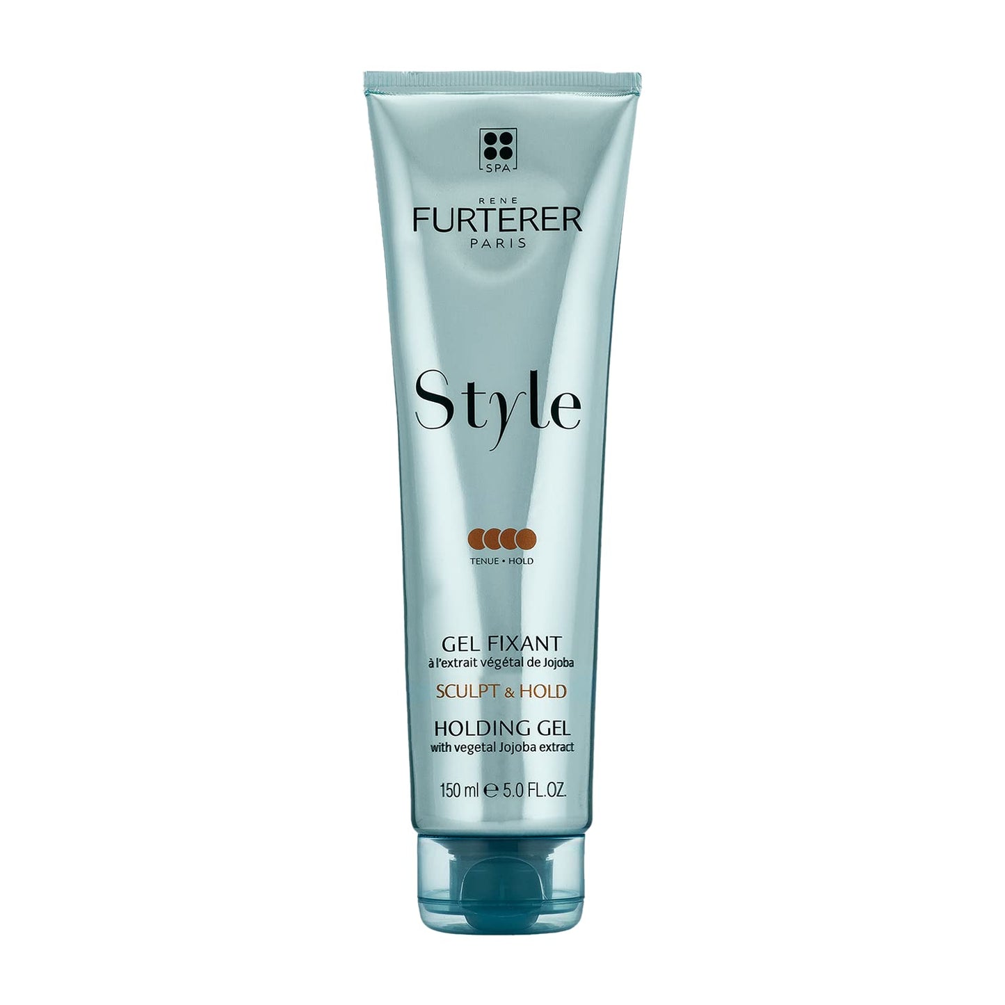 Rene Furterer STYLE Holding Gel - Sculpts & Styles with Strong Hold - With Moisturizing Jojoba Extract - For All Hair Types - Vegan & Silicone-Free - 5.0 fl. oz.