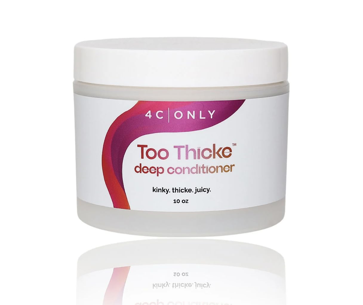 Too Thicke Salon-Quality Moisturizing Deep Conditioner for 4C Curly Hair - 10 oz Jar