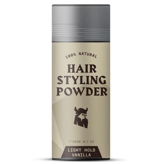 Striking Viking Hair Styling Powder for Men - 0.7 Oz, Light Hold, Vanilla Scented - Hair Texture Powder & Volumizer for Men & Women - Matte Finish, No Greasy Shine