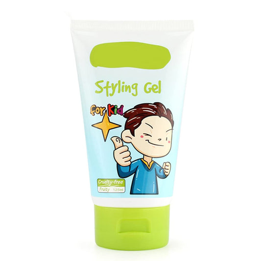 gowwim Kids Fresh Styling Hair Gel | Medium-Strong Hold | Not Greasy | Fruity Fragrance | 4.4oz