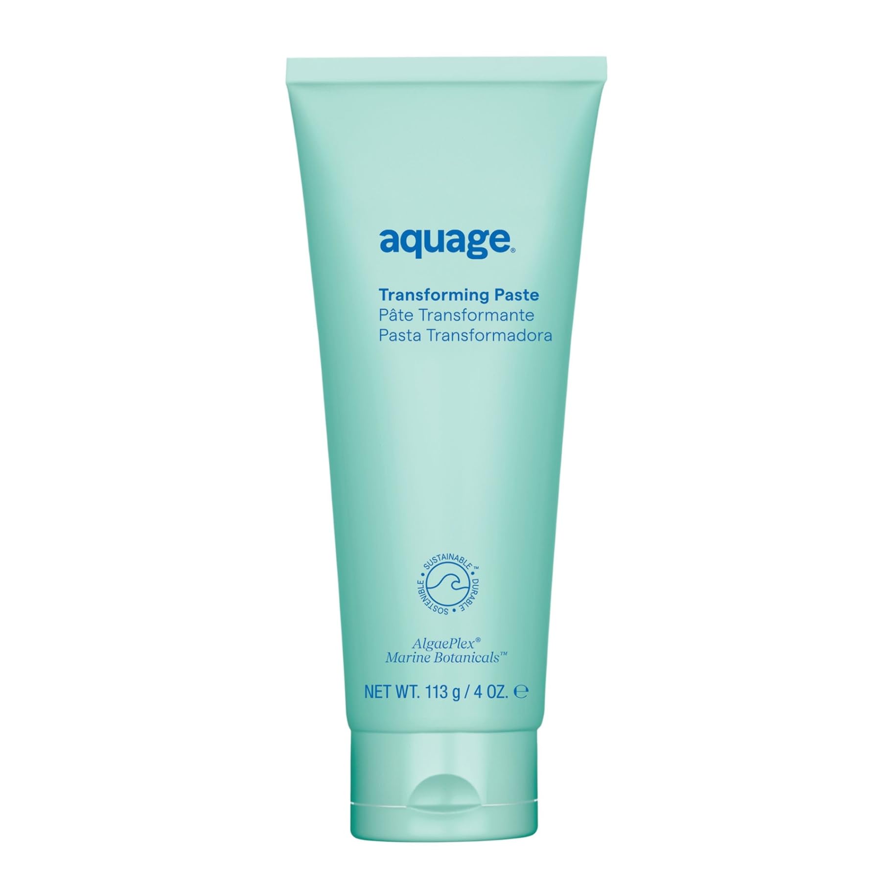 AQUAGE Transforming Paste, Ultra-Firm Hold Texturizer, Non-Greasy, Combines the Flexibility of a Wax With The Hold of Hairspray