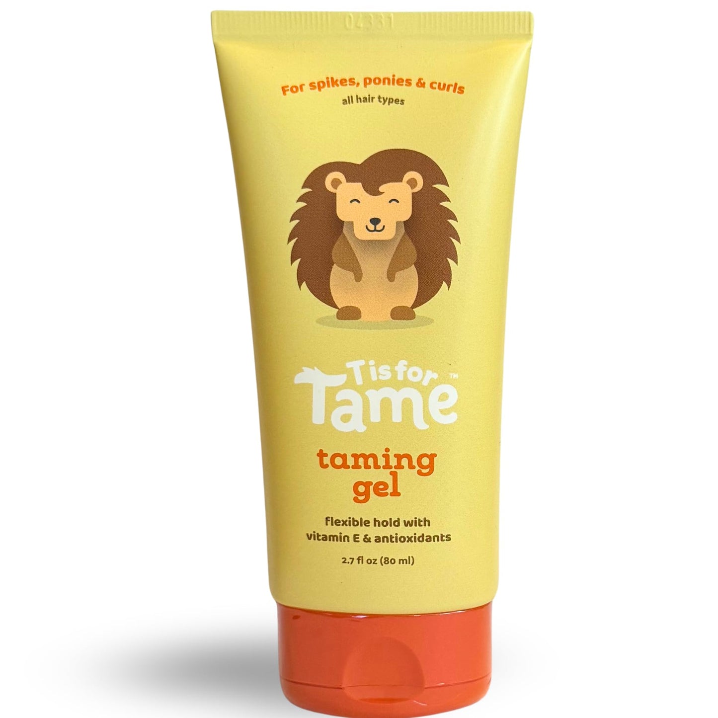 T is for Tame Tame Taming Gel - Boys & Girls Baby Hair Styling Gel for Frizz Control, Flyaways - Natural Toddler, Kids Hair Tamer, Flexible Hold, 2.7fl oz, 1 Pack