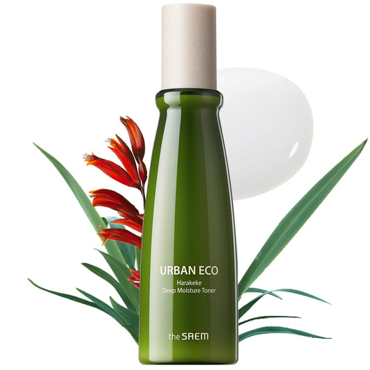 THESAEM Urban Eco Harakeke Deep Moisture Toner 5.07 fl.oz. - Vegan Ultra Moisturizing and Nourishing for Dry Skin - Softening Essential With Harakeke Root Extract and Ceramides