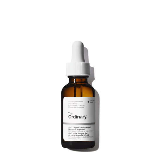 The Ordinary 100% Organic Cold-Pressed Moroccan Argan Oil, Nourishing and Hydrating Treatment for Skin & Hair, 1 Fl Oz