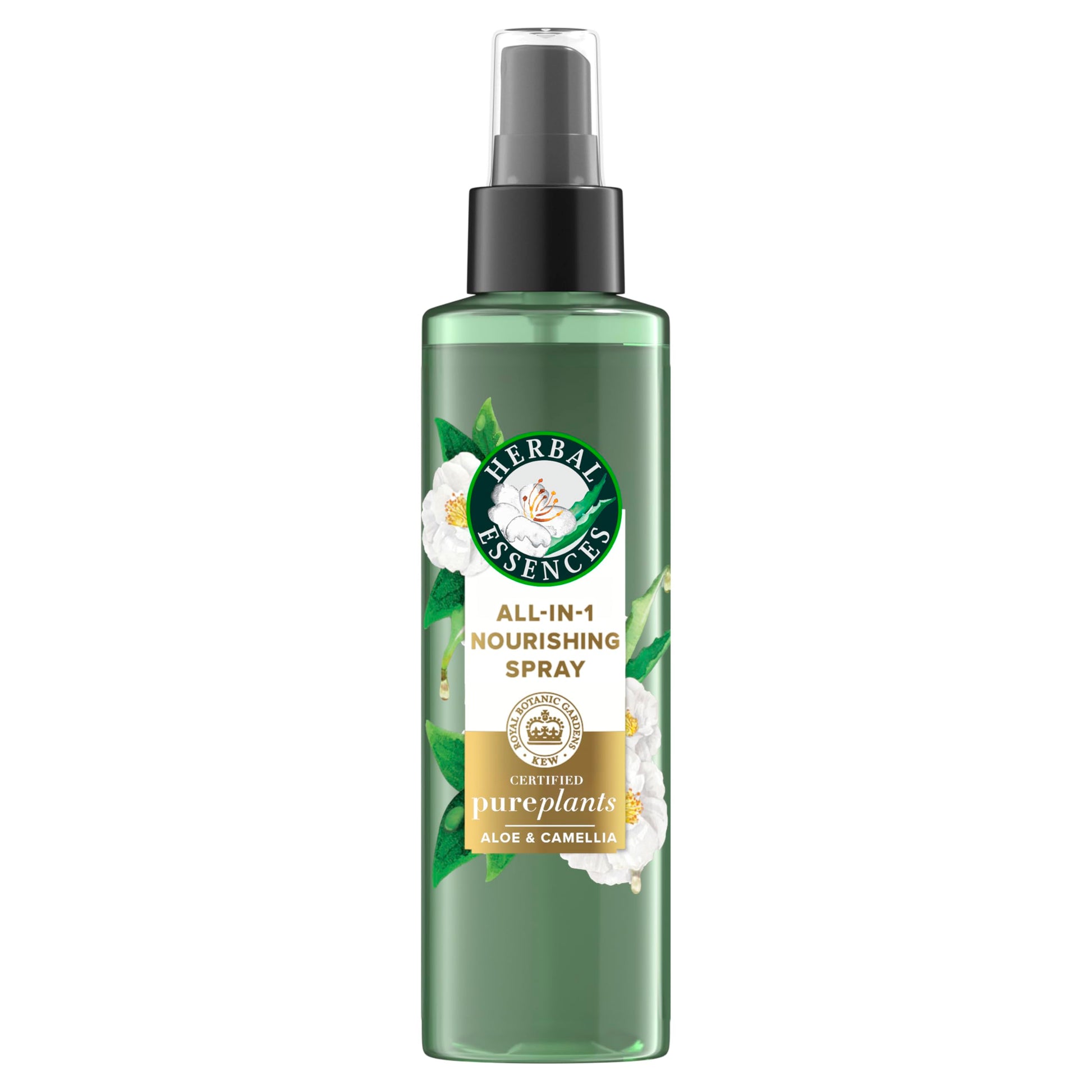 Herbal Essences All-in-1 Nourishing Spray, Certified Pure Plants, with Aloe and Camellia Flower Oil, 6 fl oz