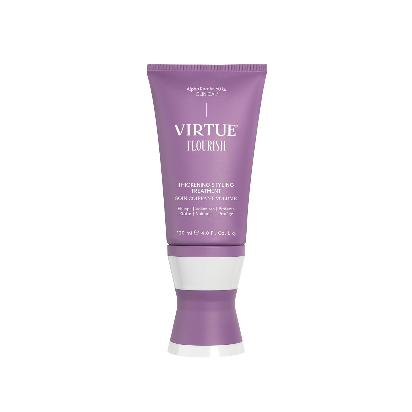VIRTUE Flourish Hair Thickening Styling Treatment for Thinning or Fine Hair, Volumizes and Thickens Thin Hair, 4 Fl Oz
