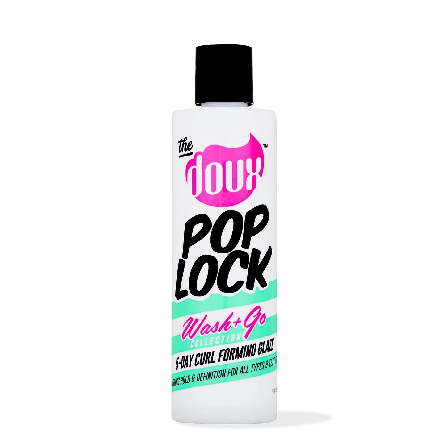 The Doux POP LOCK 5-Day Curl Forming Glaze for Natural Hair Anti-Humidity Gel with Honey & Argan Oil Curly Hair Styling Gel for Shine, Frizz Control, and Long-Lasting Curl Definition