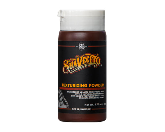 SUAVECITO Texturizing and Volumizing Hair Styling Powder with Shine Free Matte Finish and Strong Hold - No Mess, Oil Absorbing, Long Lasting