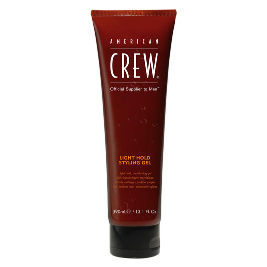AMERICAN CREW Men's Hair Gel, Light Hold Styling Product, 13.1 fl oz
