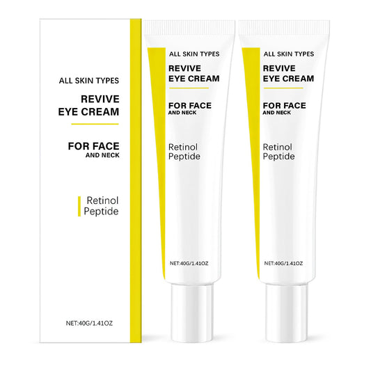 2PCS Revive Eye Cream,Revive Eye Cream For Neck, Reduces Wrinkles Firming & Hydrating Cream for All Skin Types