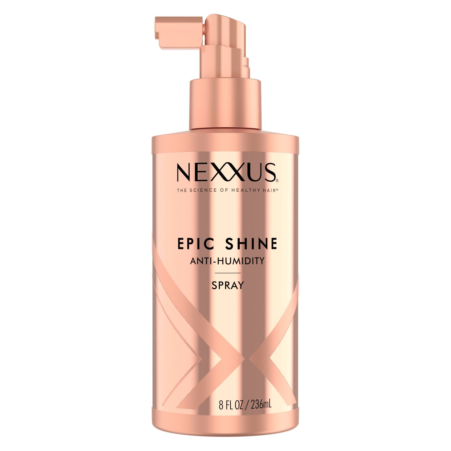 NEXXUS Epic Shine Anti-Humidity Spray Heat Protection for Long Lasting, Weightless Shine, with StyleProtect Technology 8 oz