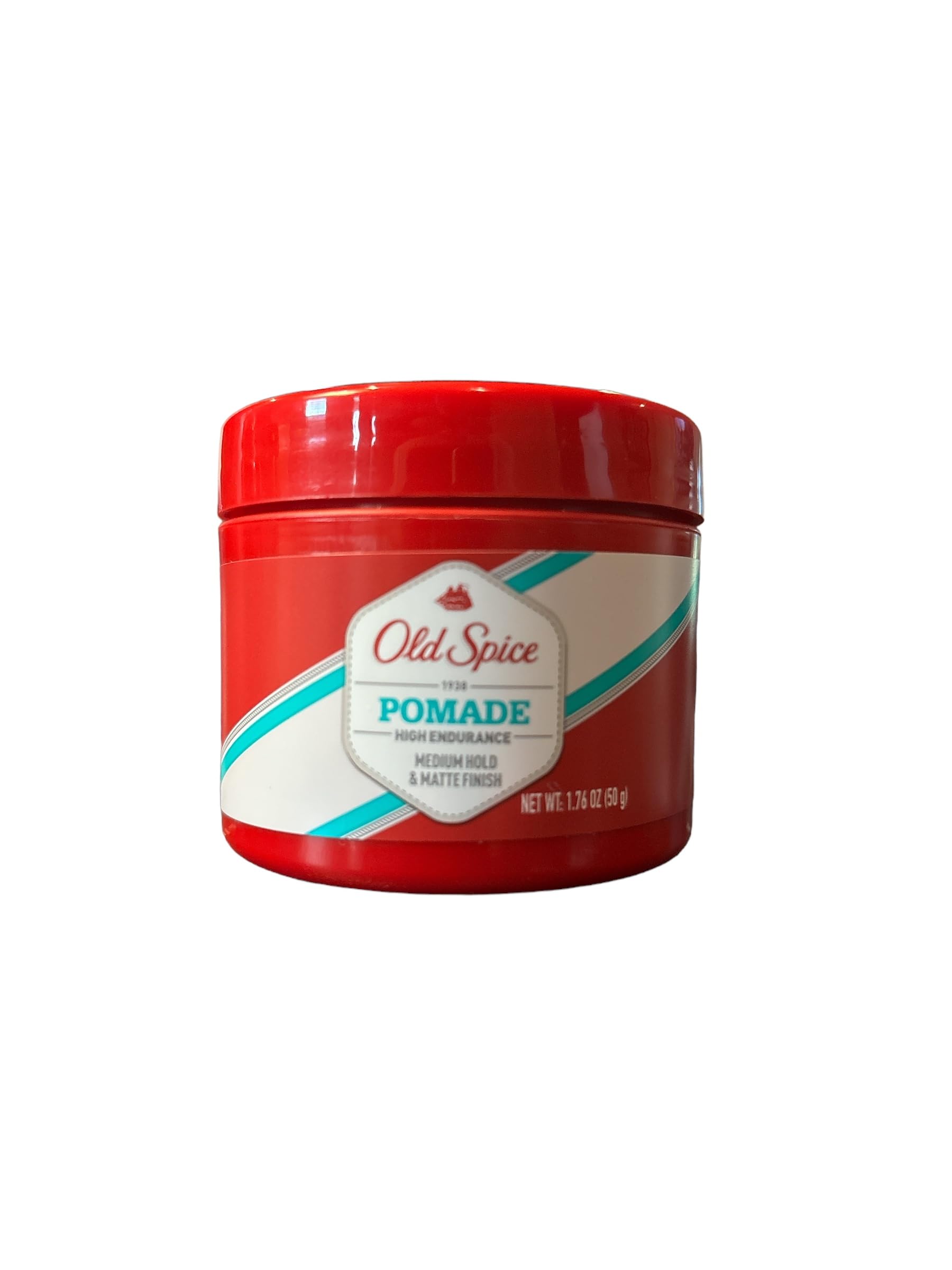 OLD SPICE Hair Styling Pomade Medium Hold & Matte Finish 1.76 oz, White