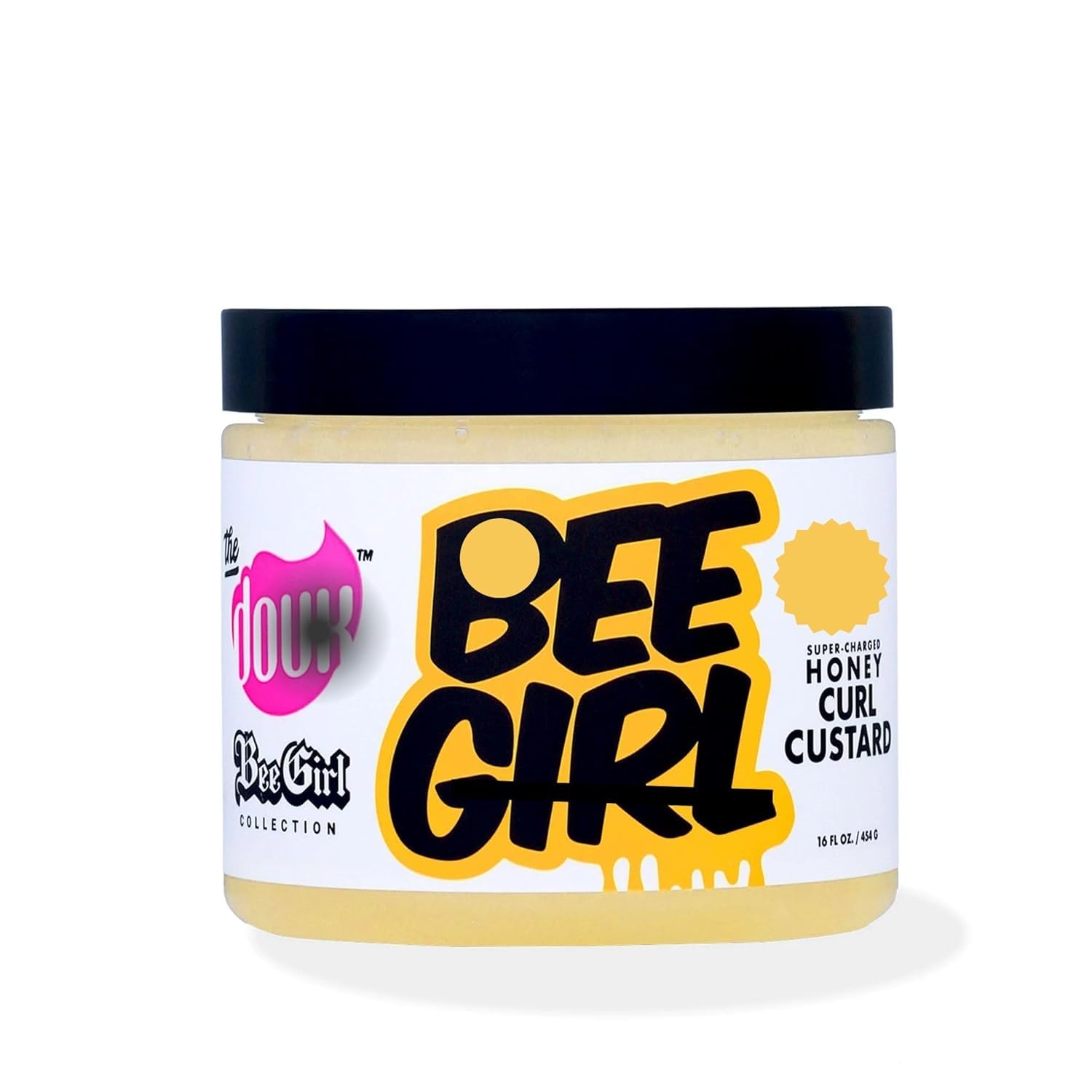 The New Bee Girl 𝕯𝖔~𝖚𝖝 Honey Curl Custard 16 oz, Moisturizing for Female (1 Pack)
