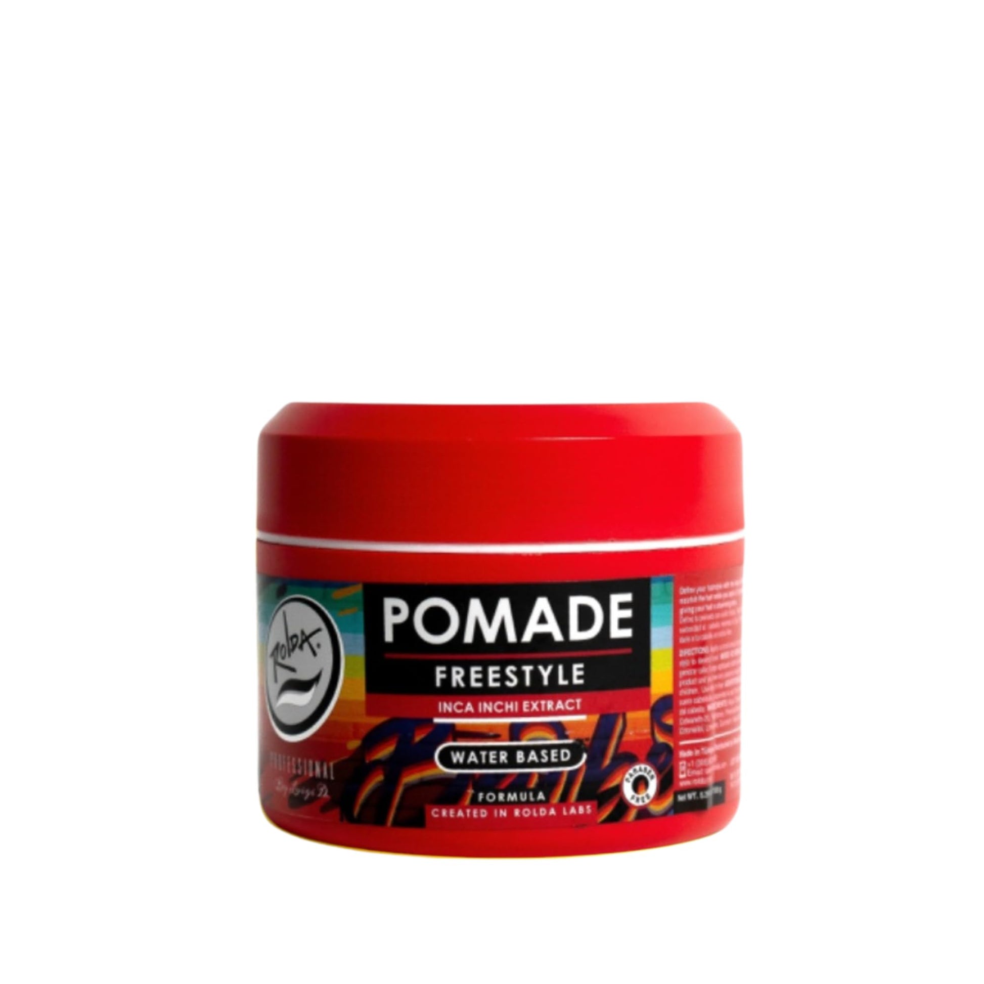 Rolda Freestyle Hair Pomade for Men - Water-Based & Flake-Free Men's Hair Products with Medium Hold & Shine - Made with Inca Inchi Extract for Added Silkiness - Non-Greasy & Residue-Free (5.29 oz)