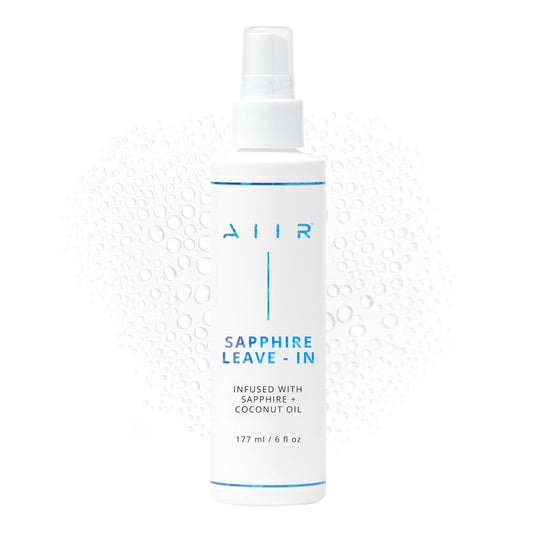 AIIR Sapphire Leave In Conditioner - Lightweight Moisturizing Detangler, Hydrate Dry Damaged Hair, Tame Frizz & Flyaways, Heat Protectant Spray for Blowouts and Thermal Styling, 6 oz