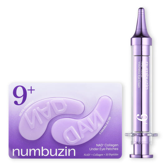 numbuzin No.9 NAD+ Eye Treatment Duo Set korean skin care | Peptides, Niacinamide | Wrinkles, Dark Circles, Firming