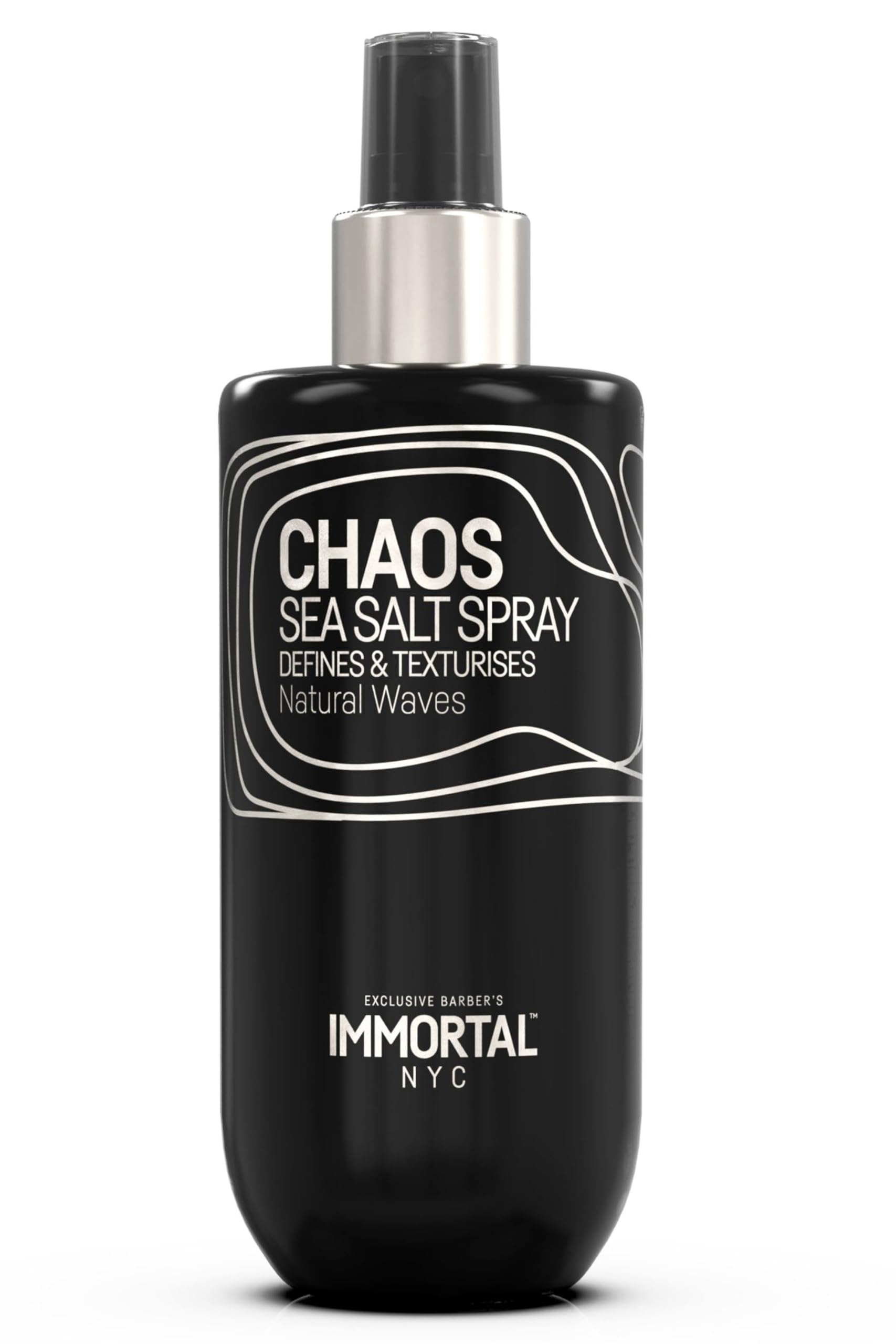 Immortal NYC 'Chaos' SEA SALT' Spray 8.45 Oz/250Ml- Natural Waves -Extra Texture & Volume-Natural Look & Hold