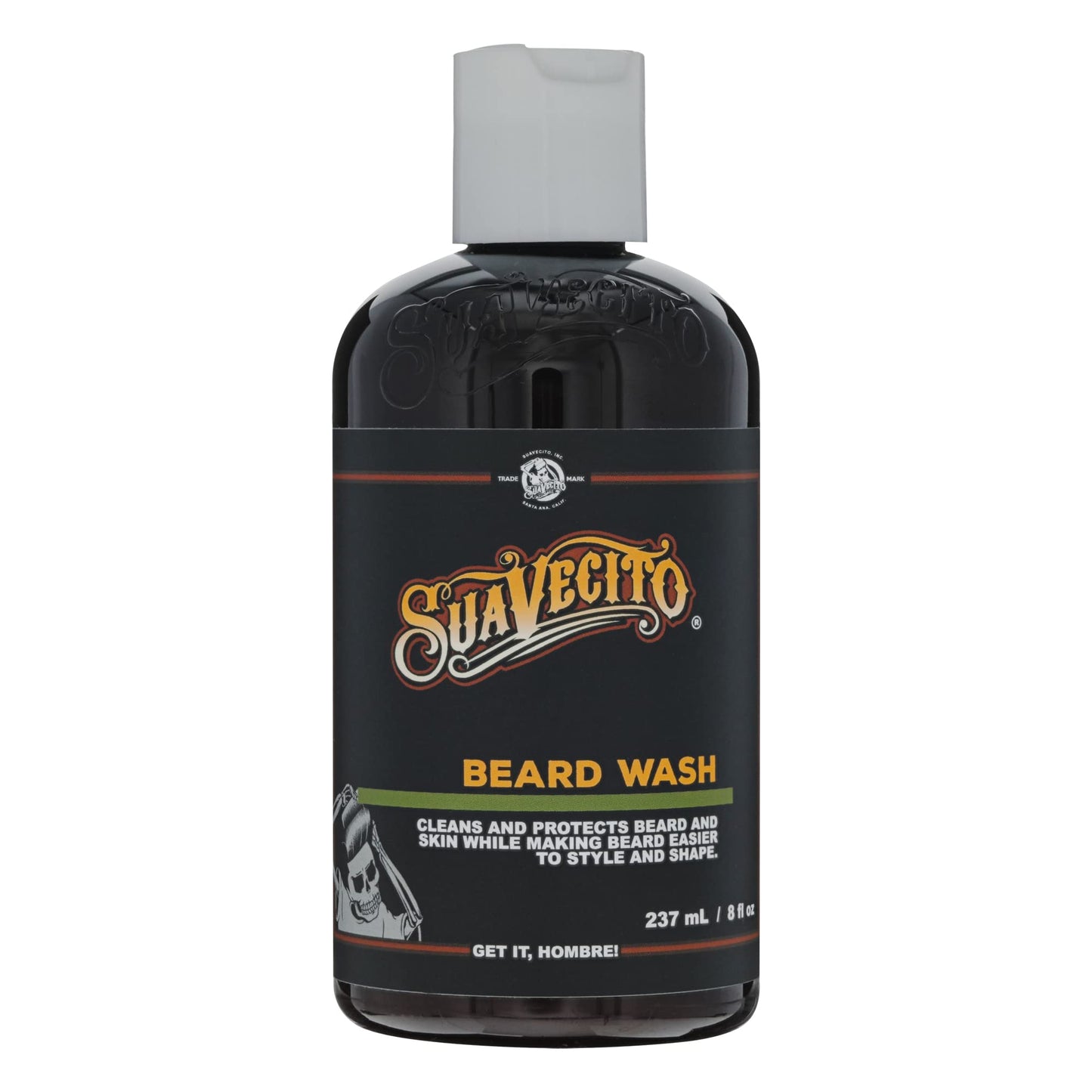 SUAVECITO Beard Wash Cleansing and Styling Beard Face Wash For Men (8 ounce.)