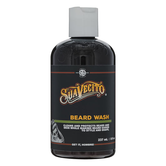 SUAVECITO Beard Wash Cleansing and Styling Beard Face Wash For Men (8 ounce.)