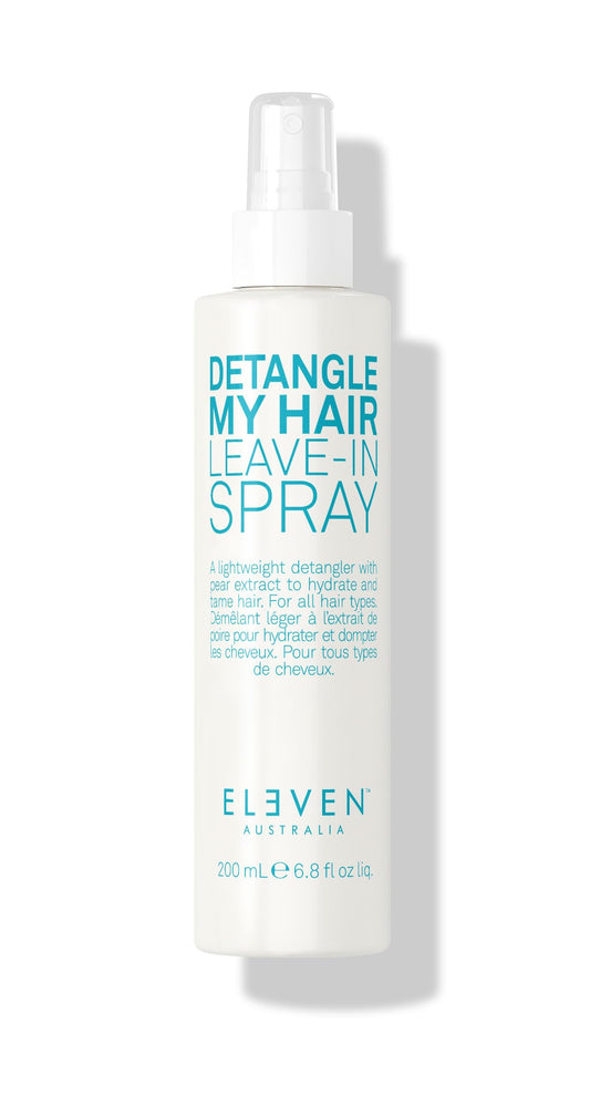 ELEVEN AUSTRALIA Detangle My Hair Leave In Spray - Nourishing Spray for Tangle-Free, Smooth Hair, Heat Protection, Adds Shine & Moisture - 6.8 Fl Oz