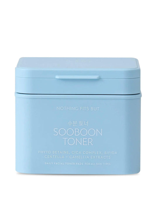 Nothing Fits But Sooboon Serum, Cotton Facial Toner Pads with Betaine, CICA & Bifida, Facial Skin Care Products, Serum Pads for Skin Moisturization