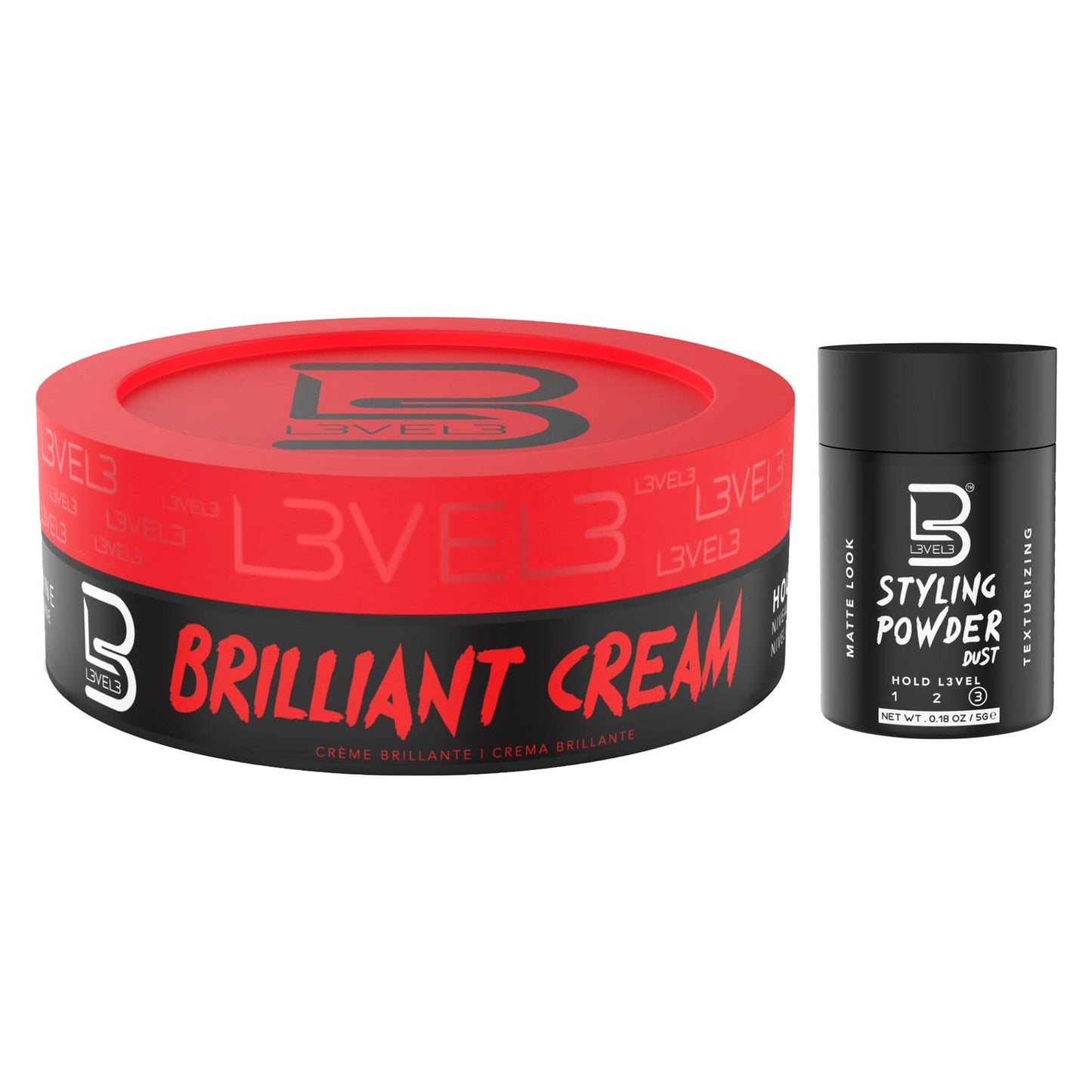Level 3 Brilliant Cream - Hydrating Cream for Hair Texture & Shine - Natural Style Enhancer