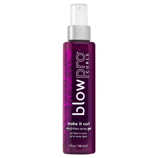 blowpro Make It Curl Weightless Spray Gel 5oz, Boost & Locks in Curl Definition, Flexible Finish, All Day Beautiful Hold, Travel-Friendly Bottle, Can be used on Damp or Dry Hair