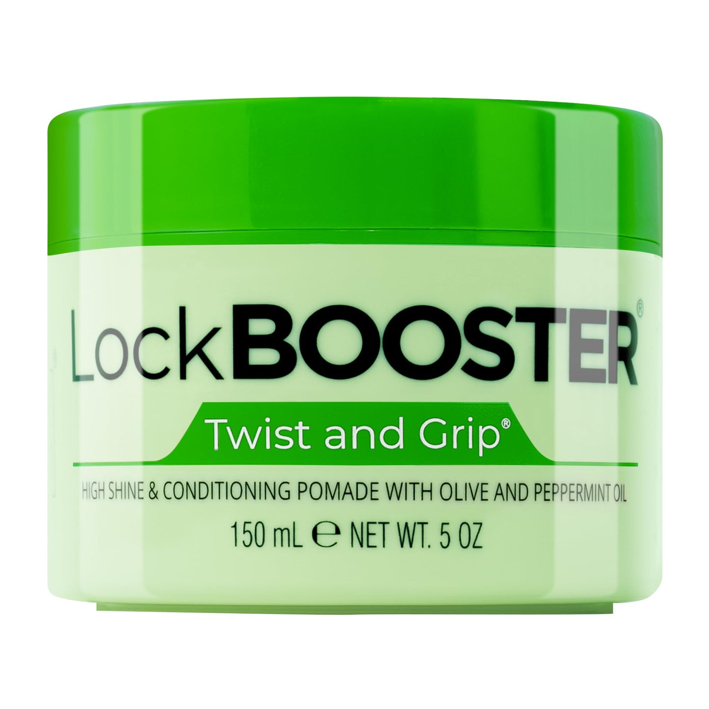 Style Factor Lock BOOSTER Twist & Grip Braid Gel (5 Oz.) with Olive&Peppermint Oil— Strong Hold, Flake-Free, Frizz-Free Hair Braiding Gel for Defined & Long-Lasting Twists, Locs & Braids