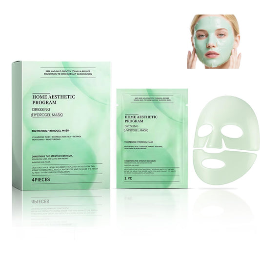 YIKESHU Retinol Collagen Face Mask Korean Tightening Hydrogel Overnight Mask, Deep Moisturizing & Elasticity Boost, Long-Lasting Hydration & Brightening Skin (Retinol Collagen Face Mask)