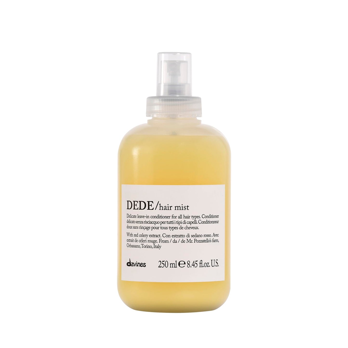 DAVINES DEDE Hair Mist, Lightweight Leave-In Conditioner, Moisturize While Adding Shine, Adds Combability To Fine Hair, 8.45 Fl. Oz.