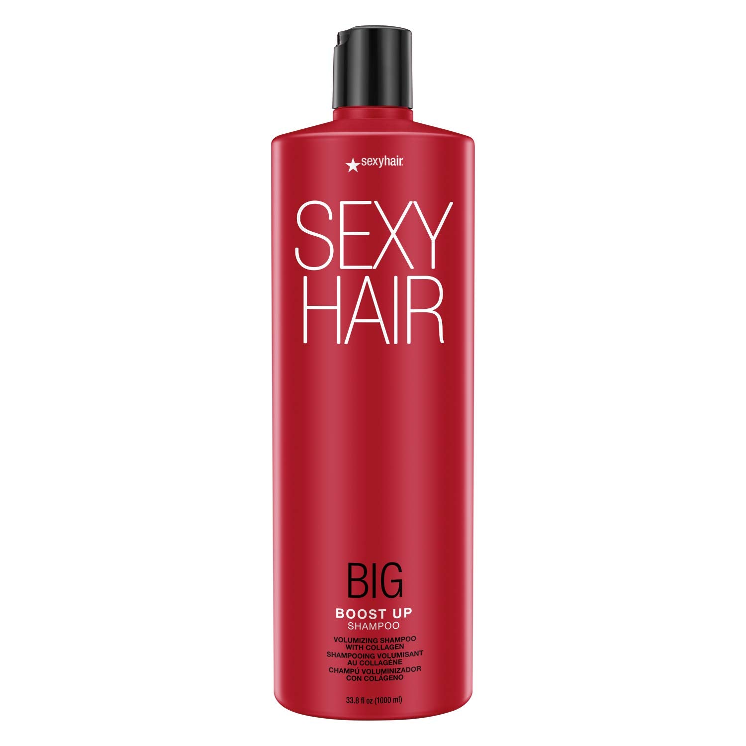 SexyHair Big Boost Up Volumizing Shampoo/Conditioner with Collagen | 20% More Volume | SLS and SLES Sulfate Free | All Hair Types