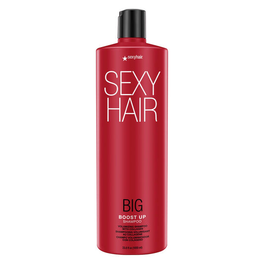 SexyHair Big Boost Up Volumizing Shampoo/Conditioner with Collagen | 20% More Volume | SLS and SLES Sulfate Free | All Hair Types