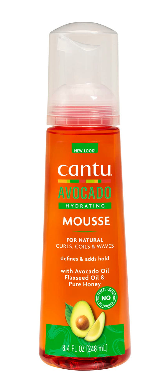 CANTU Avocado Hydrating Mousse, 8.4 fl oz (248 ml)