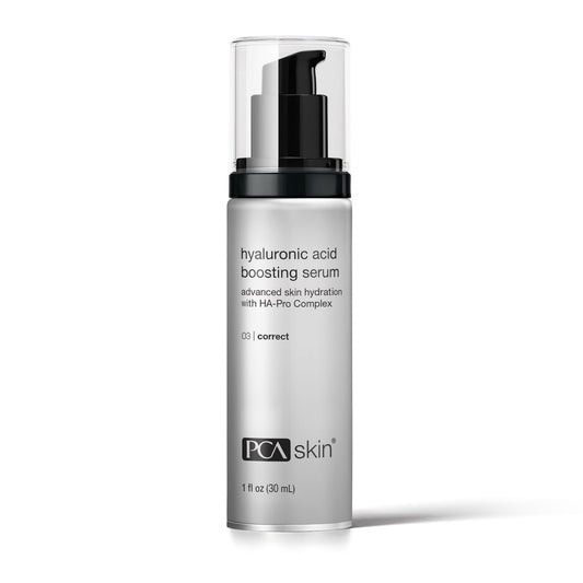 PCA SKIN Hyaluronic Acid Boosting Face Serum, Hyaluronic Acid Serum for Face Made with Niacinamide and Ceramides, Helps Reduce Fine Lines and Wrinkles and Delivers 24-Hour Moisturization, 1 oz Pump