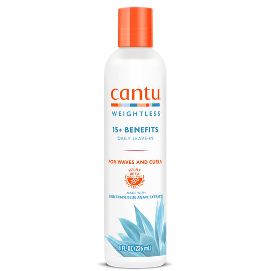 CANTU Weightless Daily Leave-In Cream, 8 fl oz